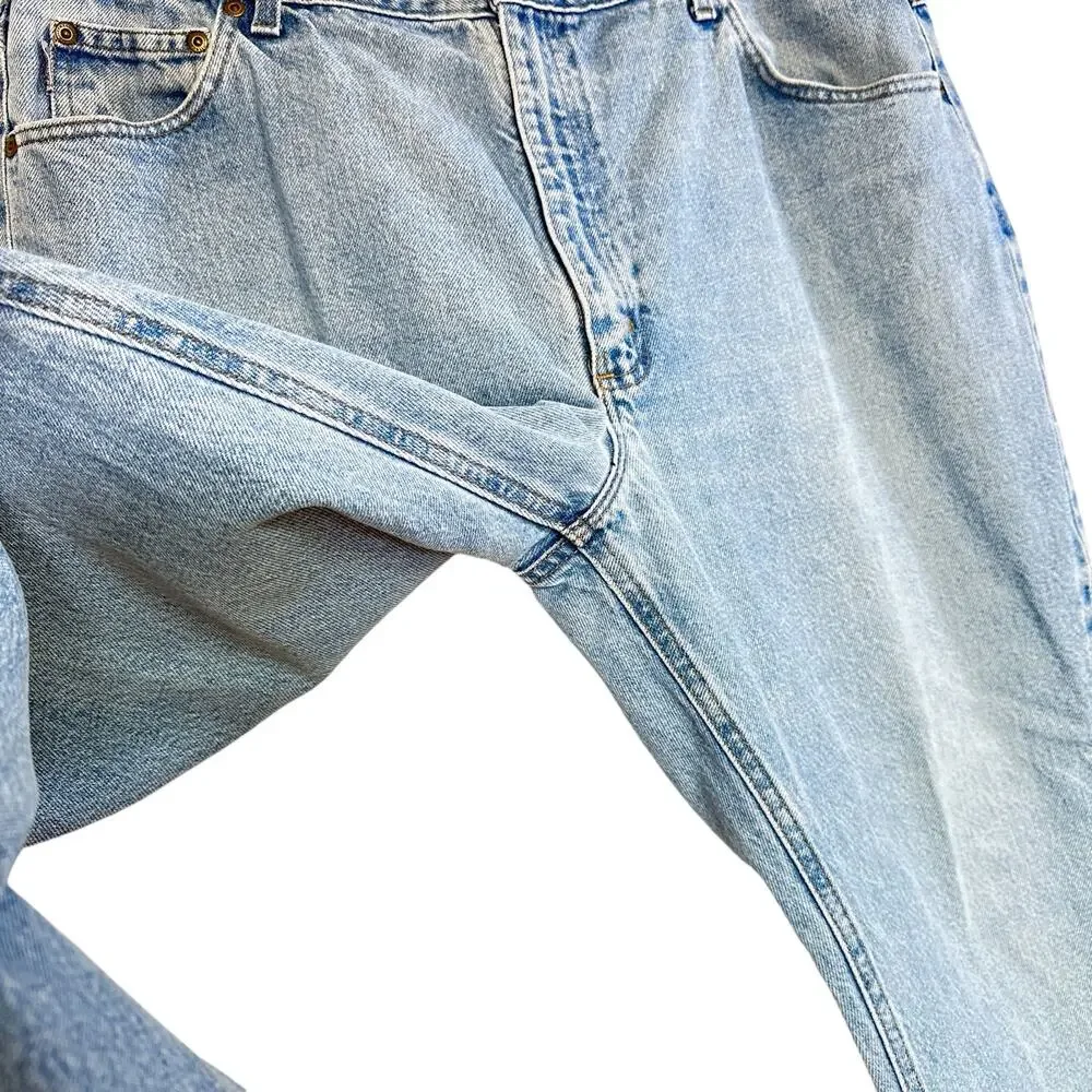 Carhartt Tapered Straight Traditional Fit Denim Jeans Light Wash Blue 40x29